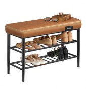 Sitzbank LSB054K01 karamellbraun Kunstleder 80,0 cm