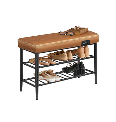 Sitzbank LSB054K01 karamellbraun Kunstleder 80,0 cm