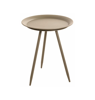 Beistelltisch 20910, 47cm (H), 38x38cm (BxT), rund, grün / grün