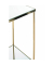 Beistelltisch 52188, 66cm (H), 28x28cm (BxT), rechteckig, Spiegel / gold