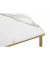 Beistelltisch 52238, 47cm (H), 60x60cm (BxT), rechteckig, marmor / gold