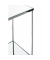 Beistelltisch 52288, 66cm (H), 28x28cm (BxT), rechteckig, Spiegel / gold