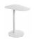 Beistelltisch 52397, 60cm (H), 53x38cm (BxT), oval, weiß / weiß