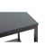 Beistelltisch 52572, 47cm (H), 38x38cm (BxT), rechteckig, schwarz / schwarz