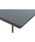 Beistelltisch 52593, 60cm (H), 33x35cm (BxT), rechteckig, schwarz / schwarz