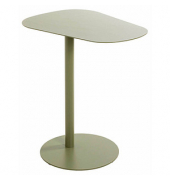 Beistelltisch 52997, 60cm (H), 53x38cm (BxT), oval, grün / grün