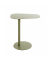 Beistelltisch 52997, 60cm (H), 53x38cm (BxT), oval, grün / grün