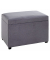 Sitztruhe 54145 grau Stoff 58,0 cm