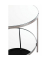 Beistelltisch 54258, 46cm (H), 45x45cm (BxT), rund, Spiegel / silber