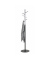 Kleiderständer 54524 schwarz Metall 6 Haken 36,0 x 170,0 cm