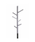 Kleiderständer 54524 schwarz Metall 6 Haken 36,0 x 170,0 cm