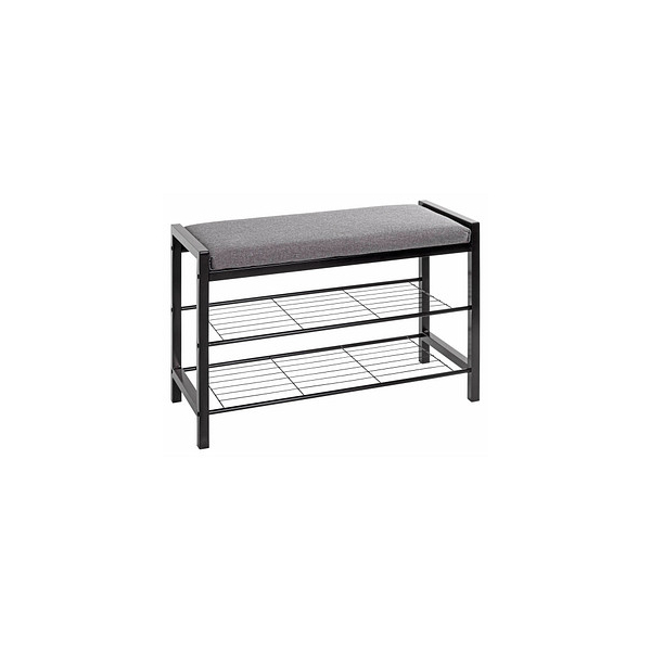 4001070545442 - Schuhbank 54544 schwarz grau Metall 750 cm 4001070545442 HAKU Möbel 4001070545442 - Schuhbank 54544 schwarz grau Metall 750 cm 4001070545442 HAKU Möbel