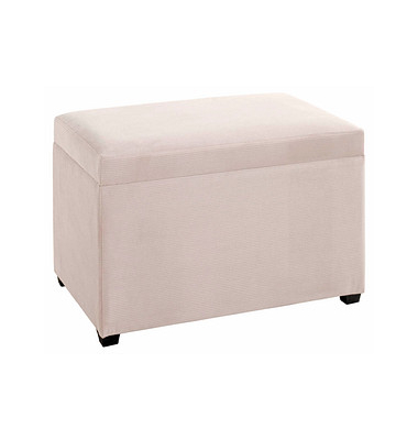 Sitztruhe 54945 creme Stoff 58,0 cm
