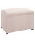 Sitztruhe 54945 creme Stoff 58,0 cm