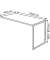Anbautisch höhenverstellbar Yukon weiß, silber rechteckig 100,0 x 60,0 x 68,0 - 82,0 cm