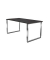 Schreibtisch Yukon  , manuell höhenverstellbar, 68-82cm (H), 160x80cm (BxT), rechteckig, anthrazit / silber