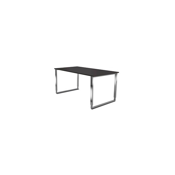 4044917427990 - Schreibtisch 160 x 80 cm Aveto Typ A - Anthrazit Dunkelgrau 160 cm x 68 - 82 cm x 80 cm Büroschreibtische von Büromöbel Experte