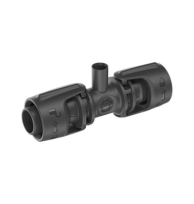  Anschlussstück für Tropfschlauch Micro-Drip-System T-Stück für Sprühdüsen 13 mm (12)