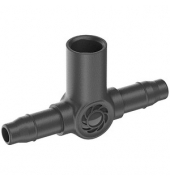  Anschlussstück für Tropfschlauch Micro-Drip-System T-Stück für SprühdüsenEndtropfer 4,6 mm (316)