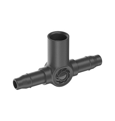  Anschlussstück für Tropfschlauch Micro-Drip-System T-Stück für SprühdüsenEndtropfer 4,6 mm (316)