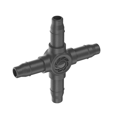  Anschlussstück für Tropfschlauch Micro-Drip-System Kreuzstück