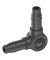 Rohrhalter Micro-Drip-System L-Stück 4,6mm