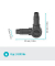 Rohrhalter Micro-Drip-System L-Stück 4,6mm