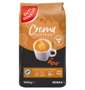 Crema Gustoso Kaffeebohnen Arabicabohnen kräftig 1,0 kg