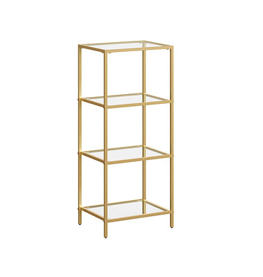 Bücherregal gold 40,0 x 30,0 x 95,0 cm