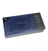 Servietten Daily Collection 89642, dunkelblau / Uni, 2-lagig, 32x32cm