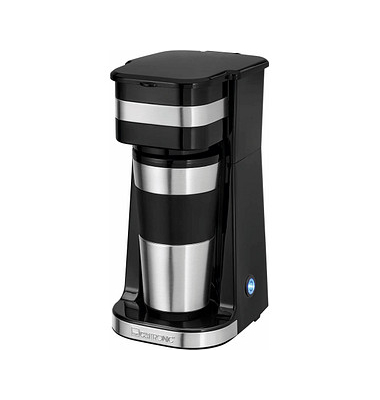 Kaffeemaschine KA 3733 263881, schwarz/Edelstahl, 650-750 Watt, 1 Tasse