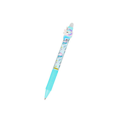 ONLINE magiXX Fun Unicorn Gelschreiber Motiv 0,7 mm, Schreibfarbe: blau