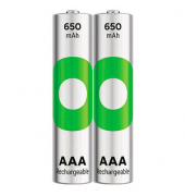 2 GP Akkus ReCyko+ Micro AAA 650 mAh