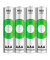 4 GP Akkus ReCyko+ Micro AAA 950 mAh