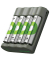 B441U + B441D 4-Port USB-Akku-Ladegerät inkl. Akkus