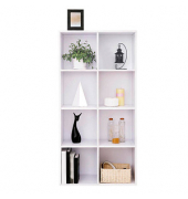 Bücherregal weiß 65,5 x 30,0 x 129,5 cm