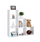 Bücherregal weiß 97,5 x 29,0 x 97,5 cm