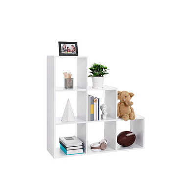 Bücherregal weiß 97,5 x 29,0 x 97,5 cm