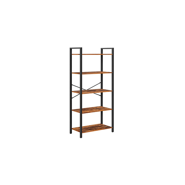 0194343010908 - Vasagle Bücherregal Standregal Aufbewahrungsregal mit 5 Ebenen Industrie-Design für Wohnzimmer Büro Arbeitszimmer und Flur Stahlgestell 0194343010908 - Vasagle Bücherregal Standregal Aufbewahrungsregal mit 5 Ebenen Industrie-Design für Wohnzimmer Büro Arbeitszimmer und Flur Stahlgestell