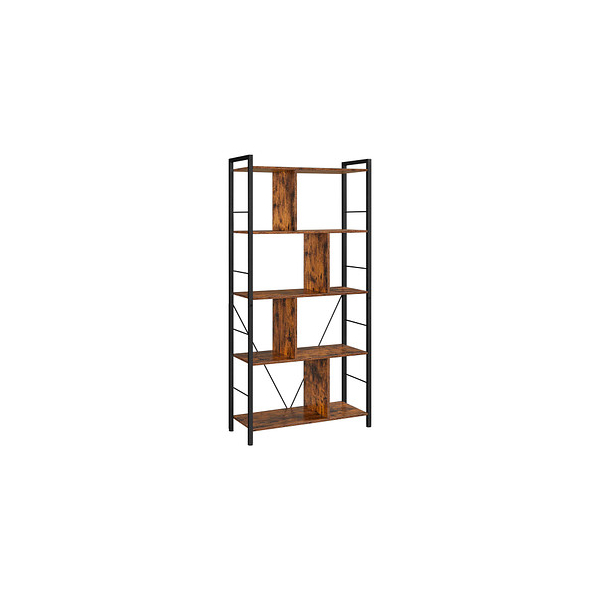 0194343033112 - Vasagle Bücherregal Regal mit 5 Ebenen Standregal Büroregal offene Fächer Industrie-Design für Wohnzimmer Schlafzimmer Büro Arbeitszimmer 0194343033112 - Vasagle Bücherregal Regal mit 5 Ebenen Standregal Büroregal offene Fächer Industrie-Design für Wohnzimmer Schlafzimmer Büro Arbeitszimmer