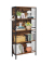 Bücherregal braun, schwarz 74,0 x 30,0 x 155,0 cm