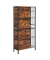 Bücherregal braun, schwarz 74,0 x 30,0 x 155,0 cm