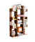 Bücherregal braun 86,0 x 25,0 x 140,0 cm