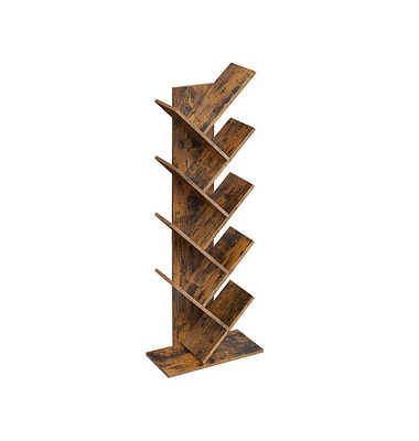 Bücherregal braun 50,0 x 25,0 x 141,5 cm