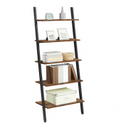Bücherregal braun, schwarz 64,0 x 34,0 x 186,0 cm