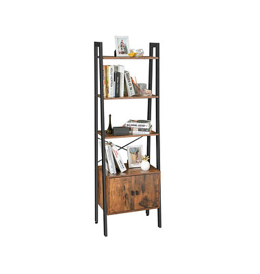 Regalschrank, LLS47BX braun 56,0 x 34,0 x 173,0 cm