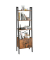 Regalschrank, LLS47BX braun 56,0 x 34,0 x 173,0 cm