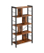 Bücherregal braun, schwarz 74,0 x 30,0 x 154,5 cm