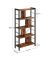 Bücherregal braun, schwarz 74,0 x 30,0 x 154,5 cm