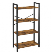 Bücherregal braun, schwarz 66,0 x 30,0 x 120,0 cm